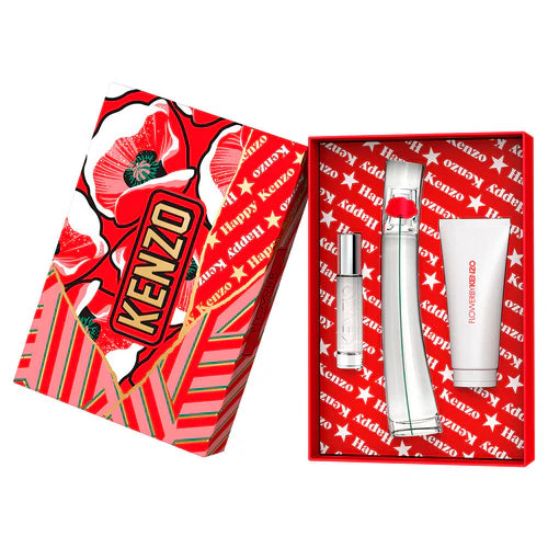 Kenzo Flower By Kenzo Eau De Parfum For Women – Gift Set (100ml + 10ml + 75ml)