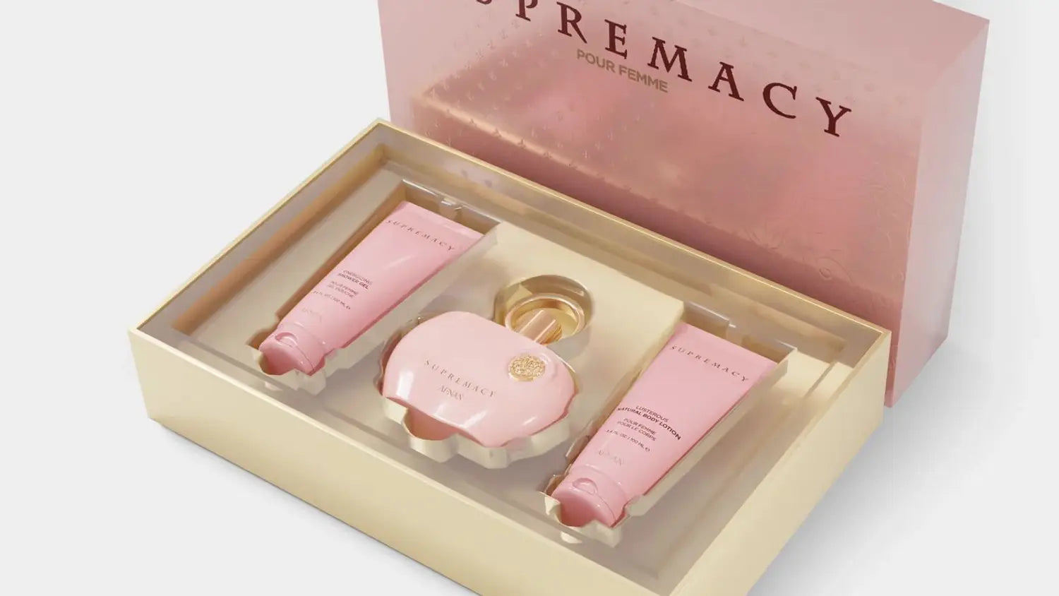 Afnan Supremacy Pink Eau de Parfum For Women – Gift Set (100ml + 100ml + 100ml)