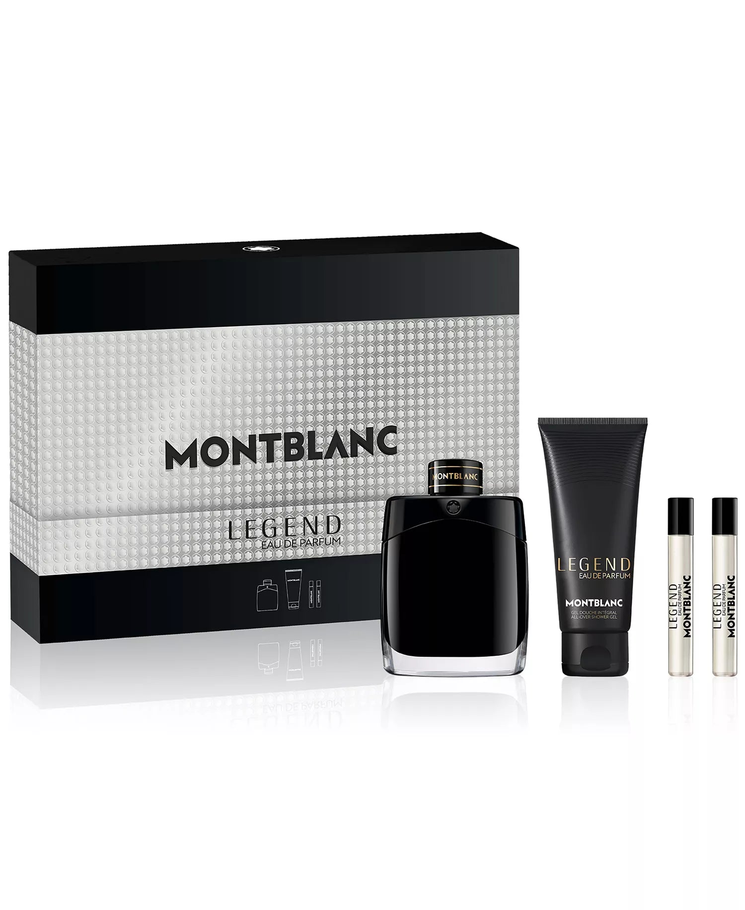 Montblanc Legend Eau De Parfum For Men – Gift Set (100ml + 100ml + 2x7.5ml)