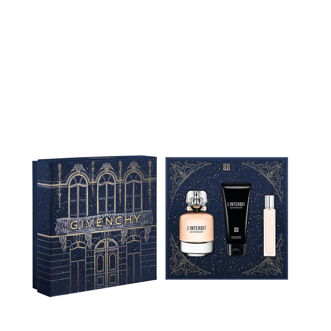 Givenchy L'Interdit Eau De Parfum For Women – Gift Set (80ml + 75ml + 75ml)