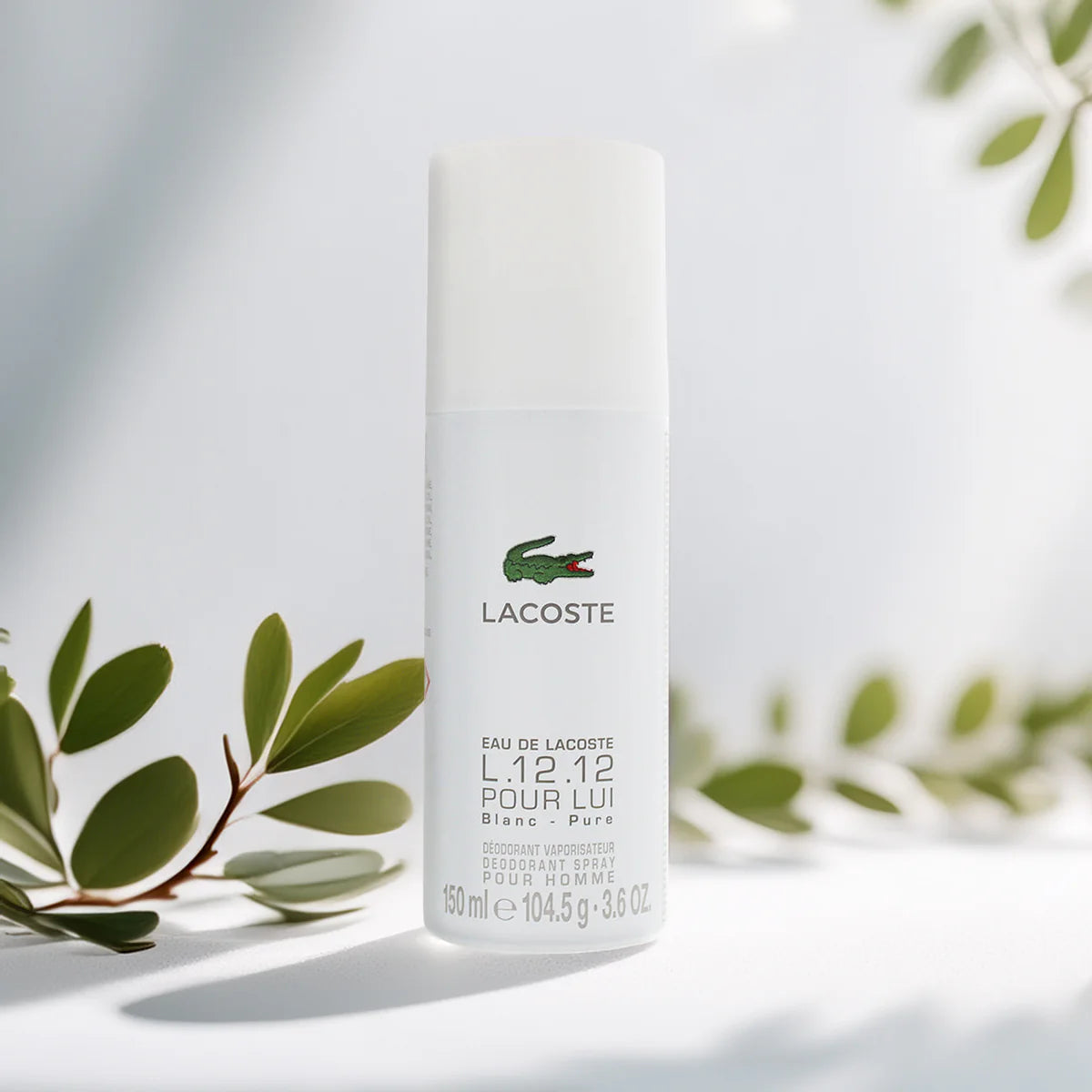 Lacoste L.12.12 Pour Lui Blanc Deodorant Spray For Men – 150ml