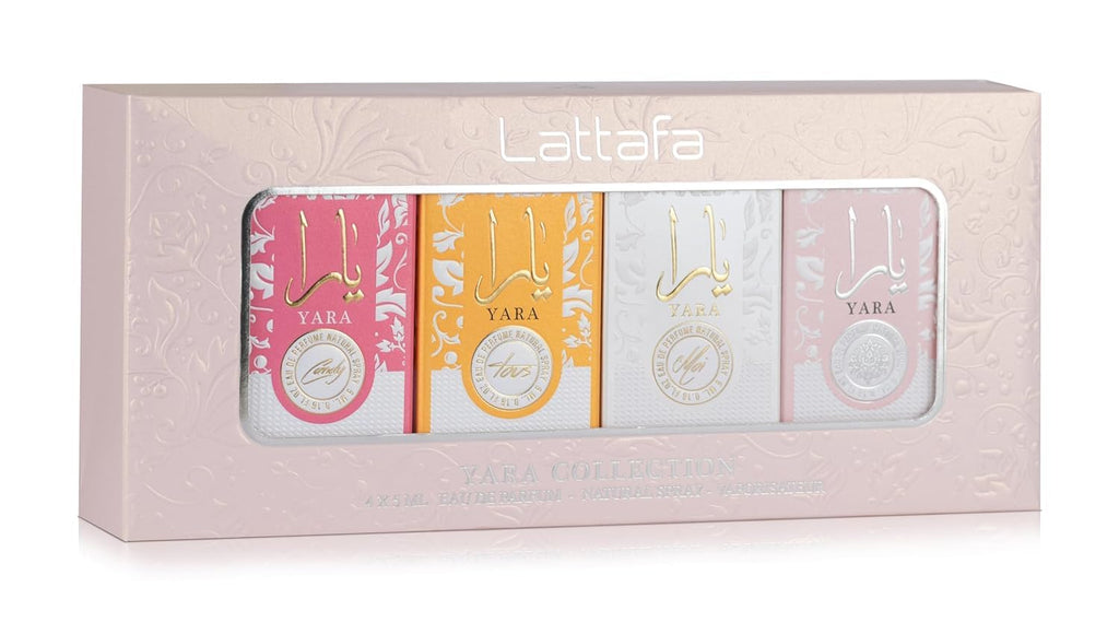 Lattafa Yara Collection – 4 × 5 ml Eau de Parfum Gift Set for Women
