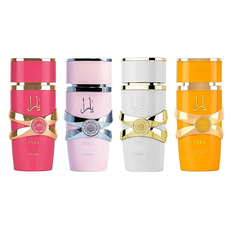 Lattafa Yara Collection 4×5ml EDP Gift Set – Yara, Yara Moi, Yara