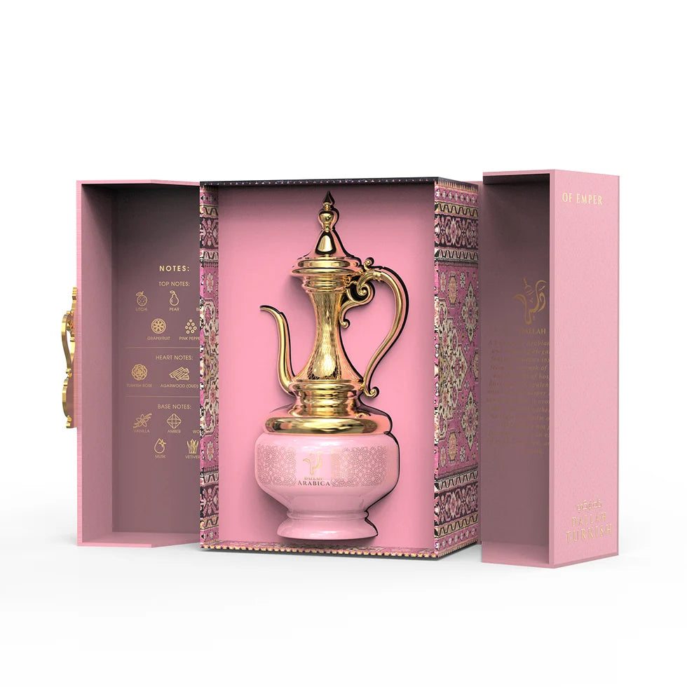 Dallah Turkish bottle and box