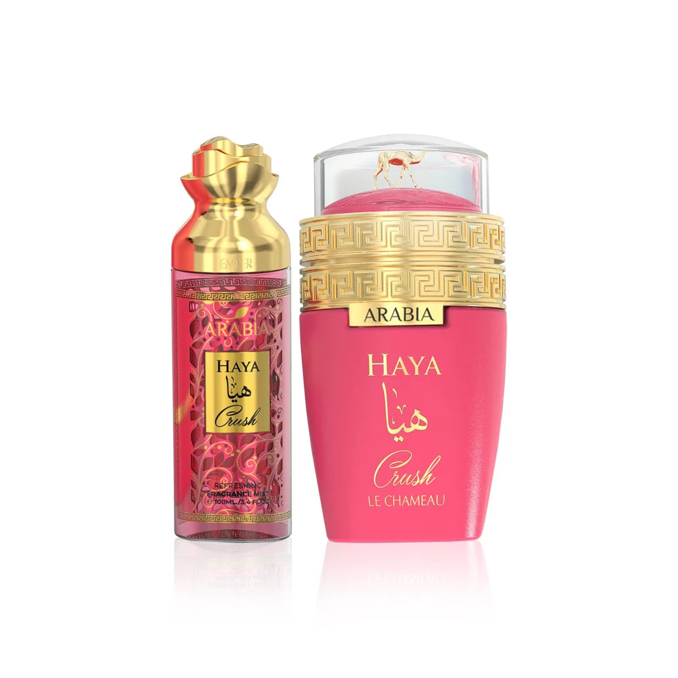 Le Chameau Arabia Haya Crush Eau De Parfum For Women – Gift Set (100ml + 100ml)