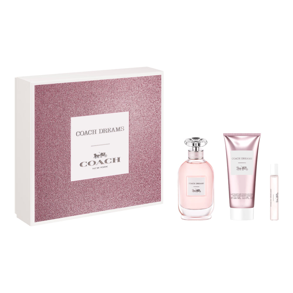 Coach Dreams Eau de Parfum For Women – Gift Set (90ml + 100ml + 7.5ml)