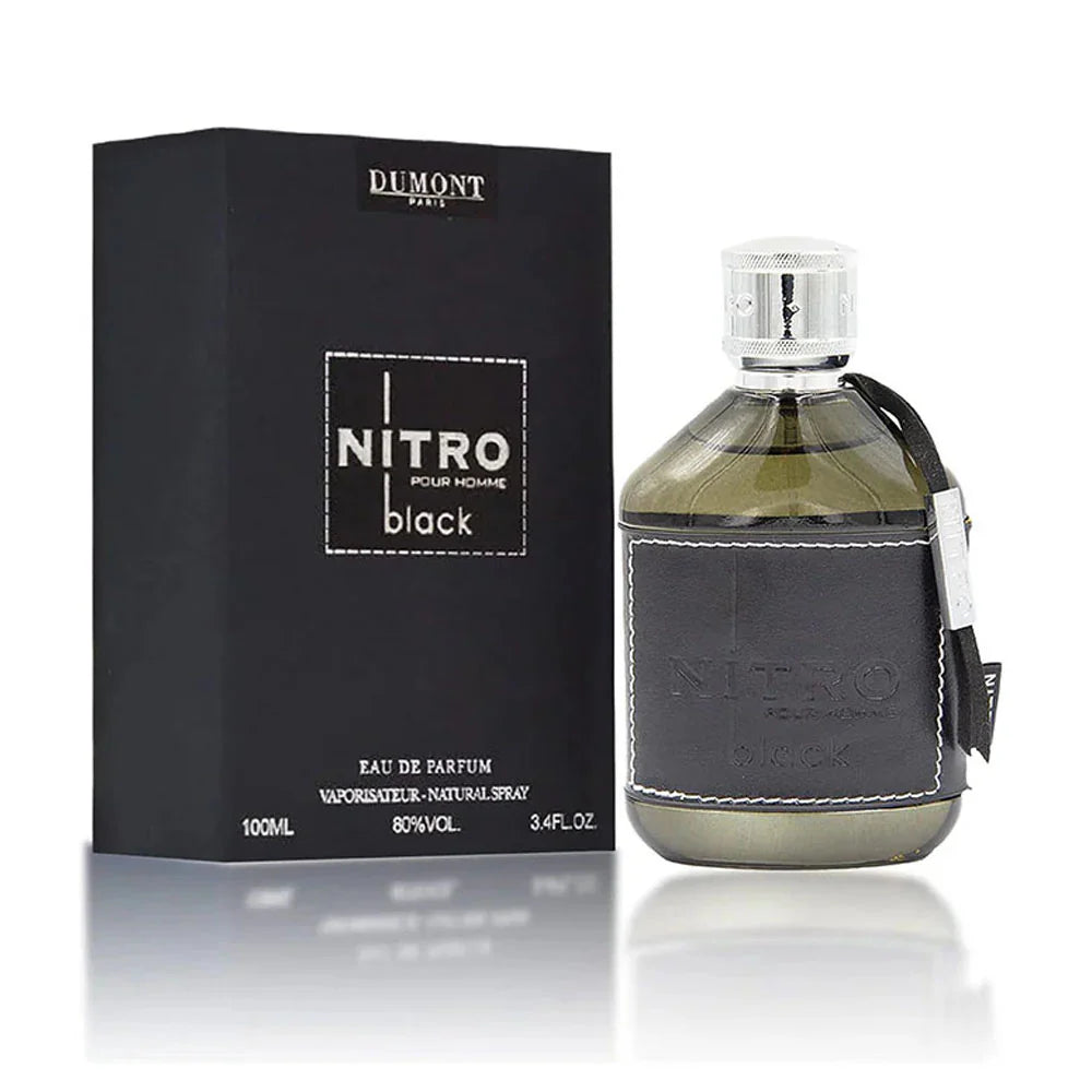 Dumont Nitro Black Eau De Parfum For Men – 100ml