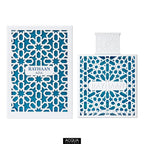 Rayhaan Azul 100ml Eau De Parfum sleek modern blue bottle and luxury retail packaging display box on ShopAcqua.com