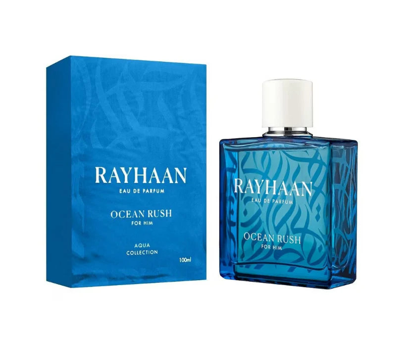 Rayhaan Ocean Rush Eau De Parfum For Men – 100ml