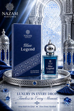 Nazam Perfumes Blue Legend Attar Roll On – 12ml