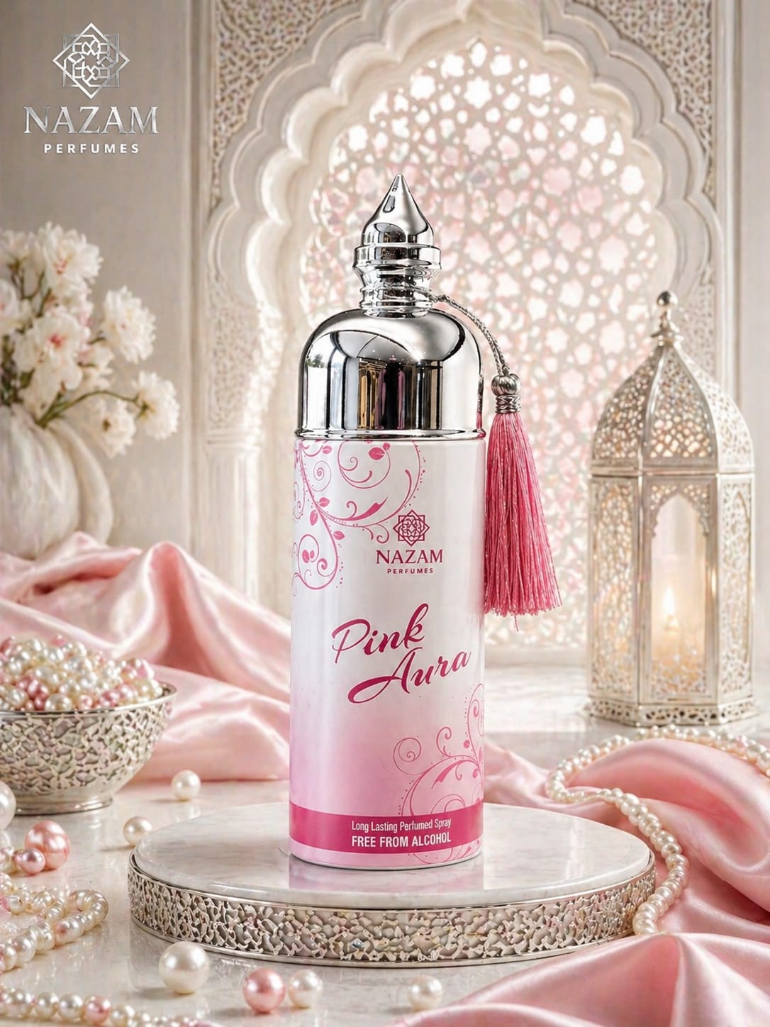 Nazam Perfumes Pink Aura Deodorant Spray – 165ml