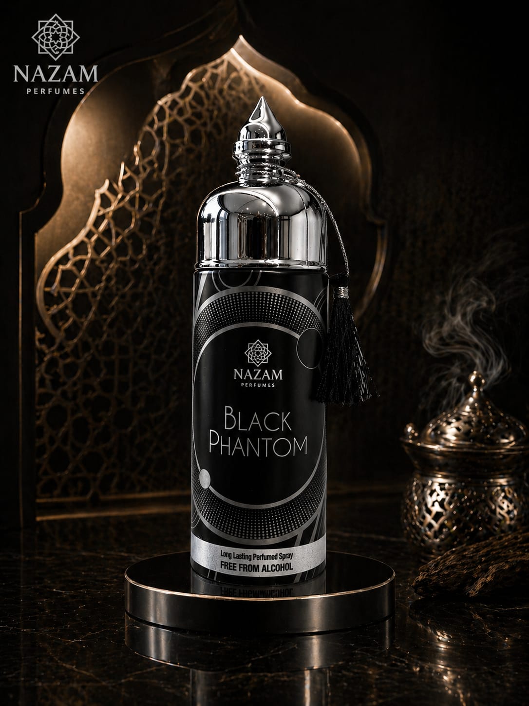 Nazam Perfumes Black Phantom Deodorant Spray – 165ml