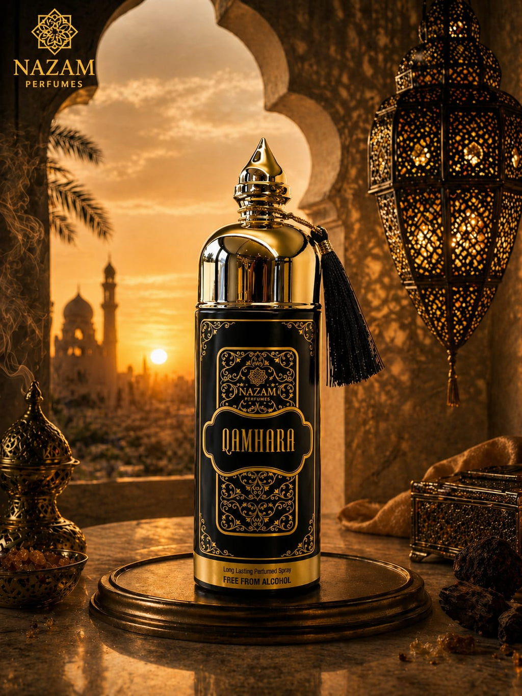 Nazam Perfumes Qamhara Deodorant Spray – 165ml
