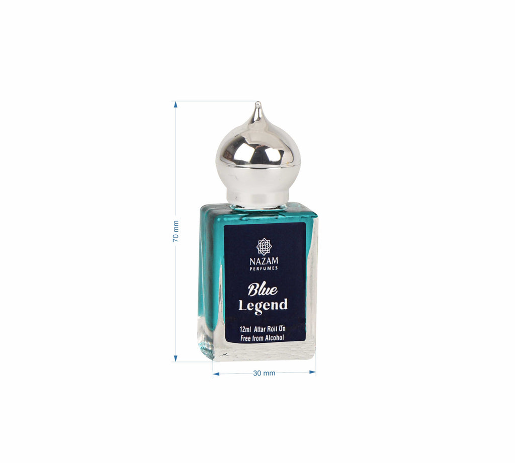 Nazam Perfumes Blue Legend Attar Roll On – 12ml