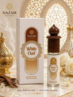 Nazam Perfumes White Oud Attar Roll On – 6ml