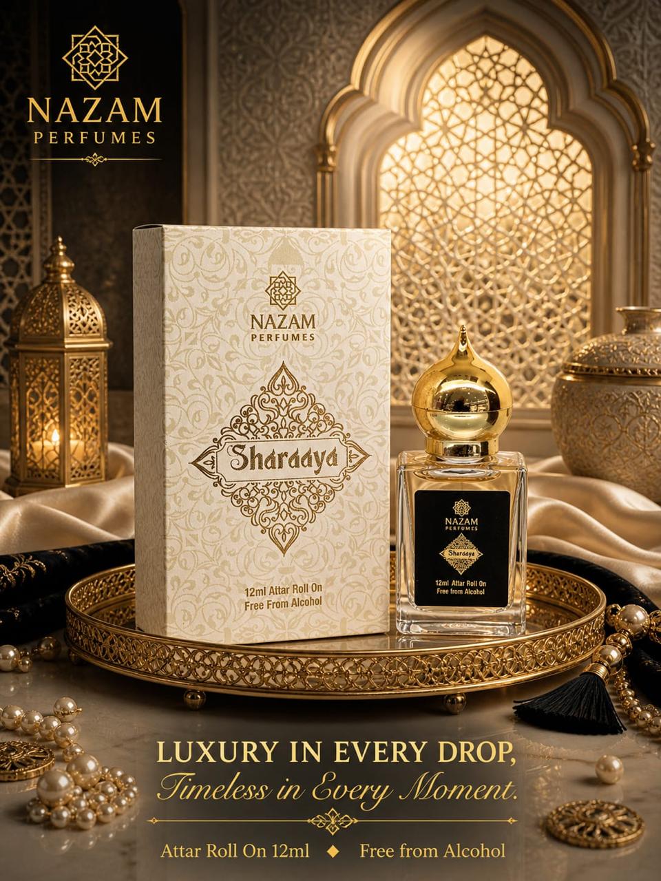 Nazam Perfumes Sharaaya Attar Roll On – 12ml