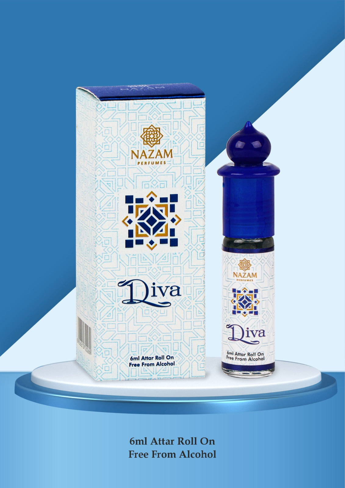 Nazam Perfumes Diva Attar Roll On – 6ml