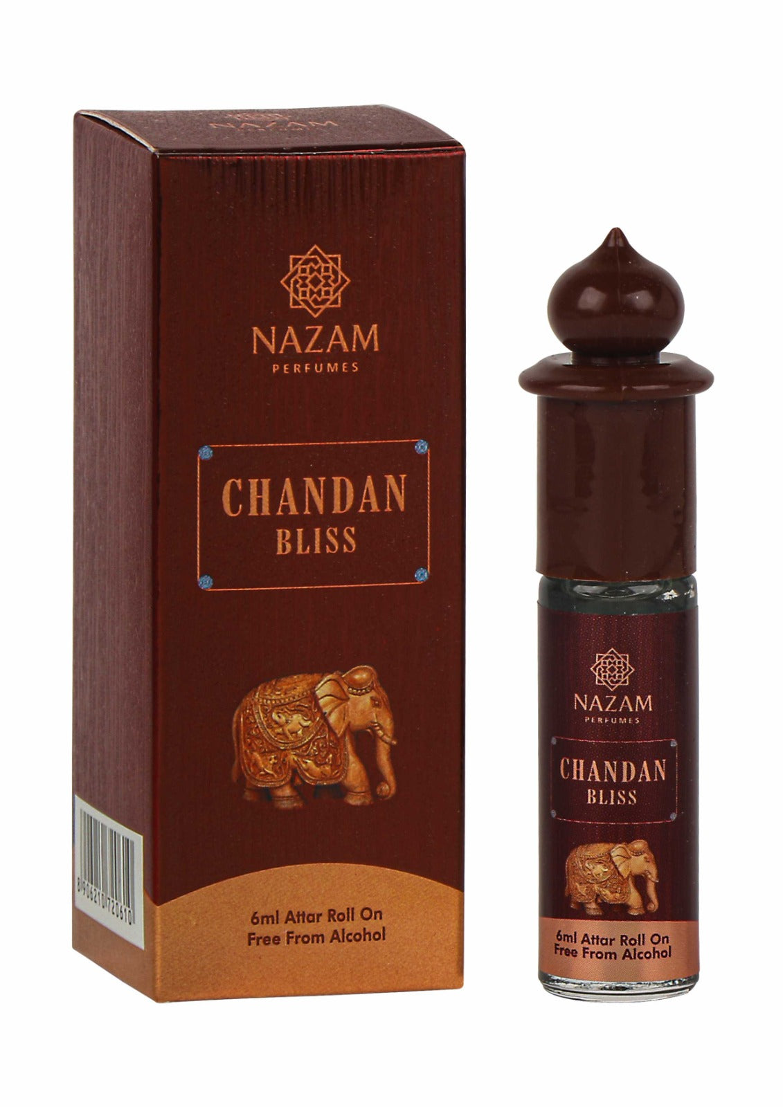 Nazam Perfumes Chandan Bliss Attar Roll On – 6ml