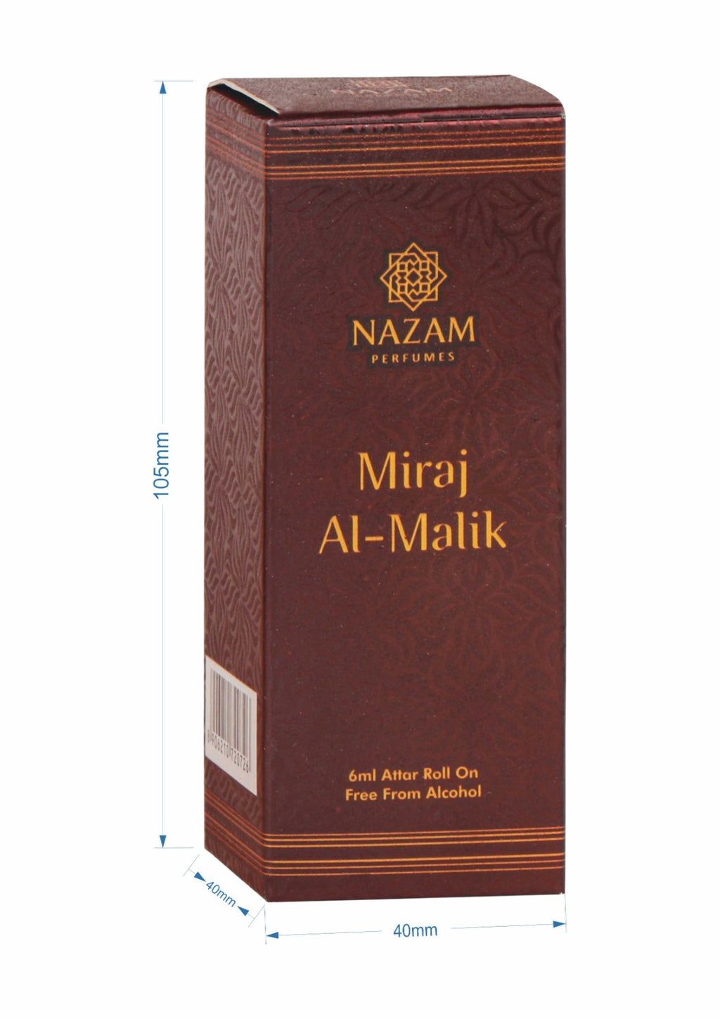 Nazam Perfumes Miraj Al-Malik Attar Roll On – 6ml