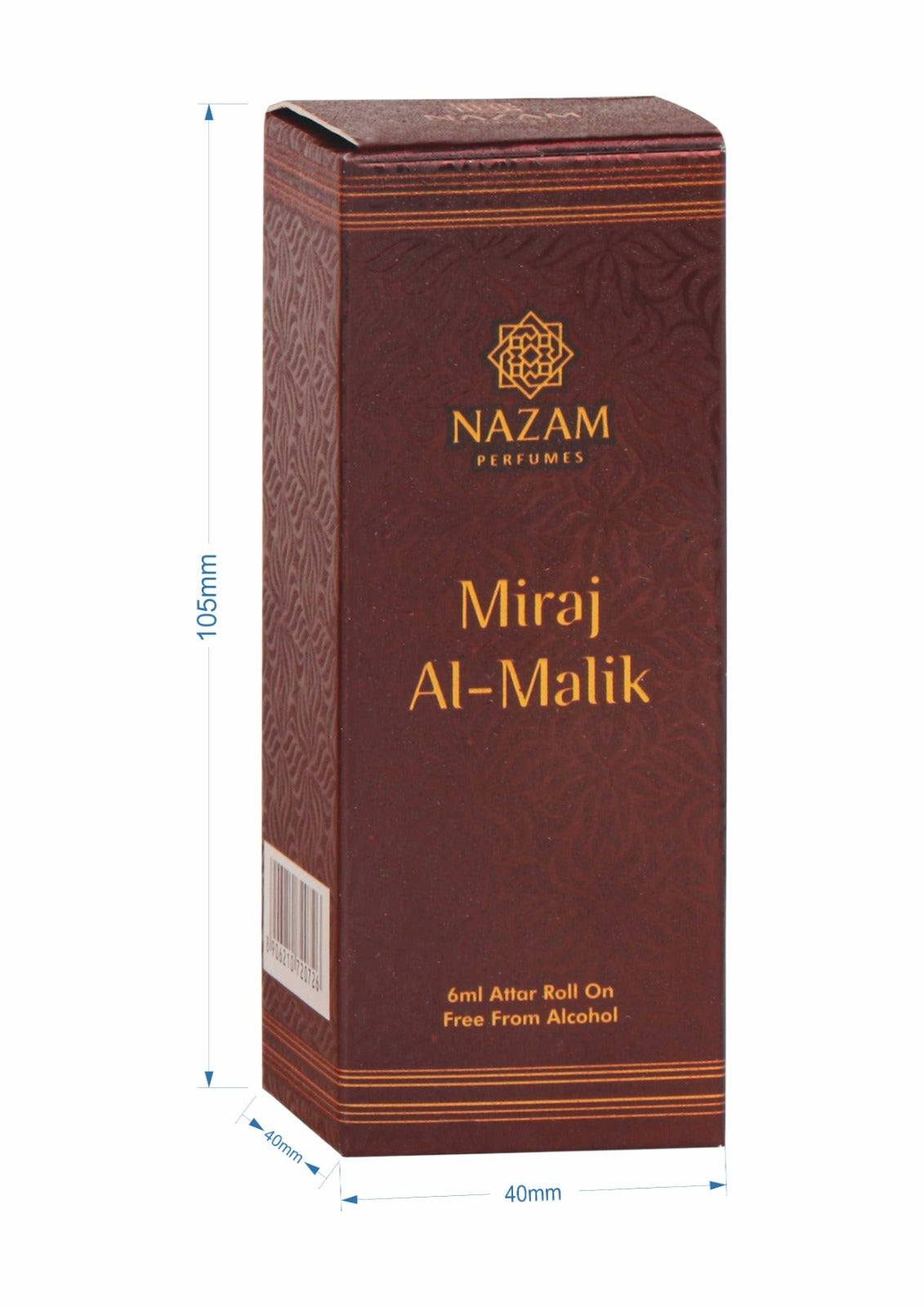 Nazam Perfumes Miraj Al-Malik Attar Roll On – 6ml