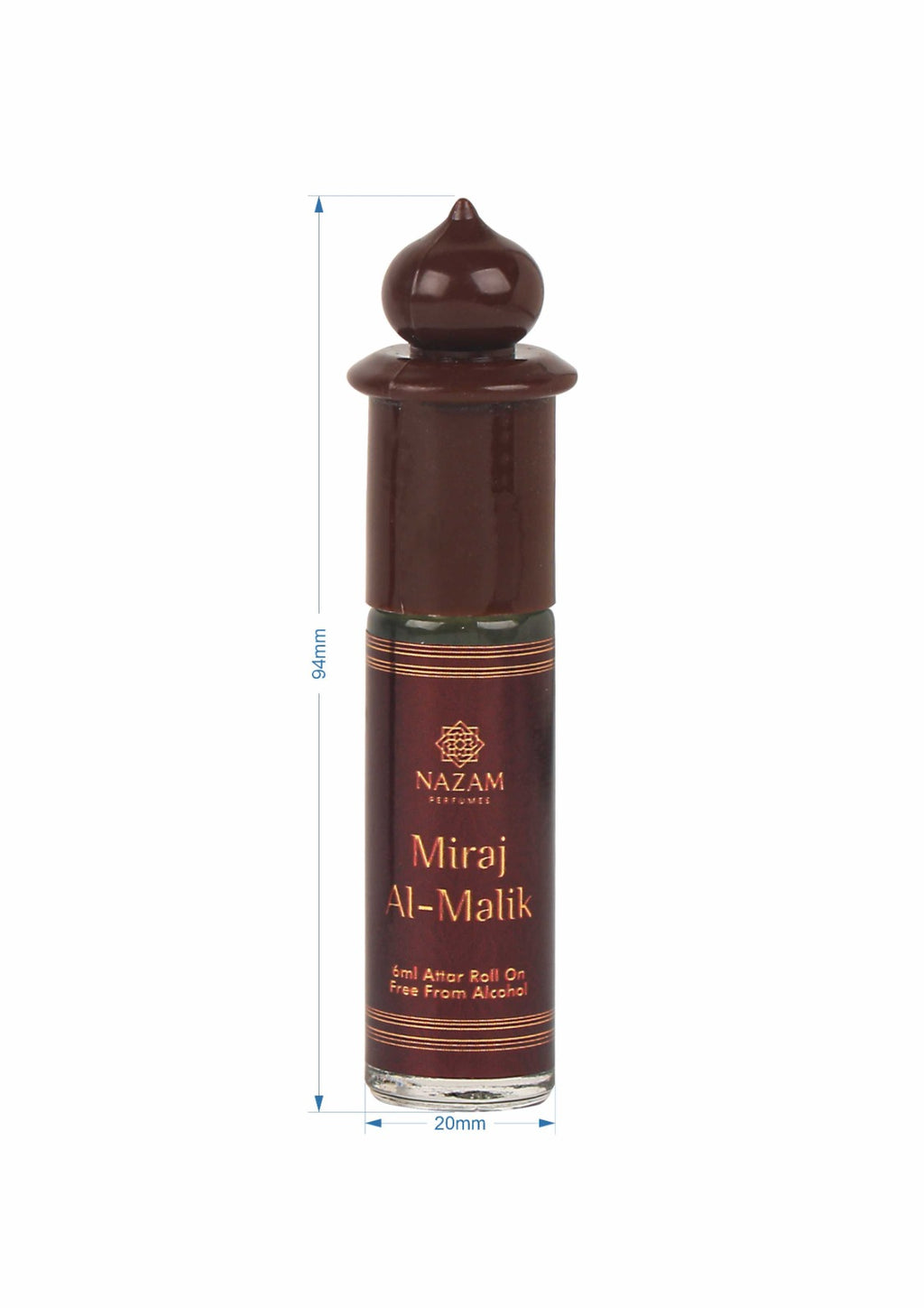 Nazam Perfumes Miraj Al-Malik Attar Roll On – 6ml