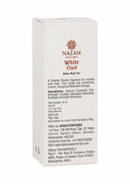 Nazam Perfumes White Oud Attar Roll On – 6ml