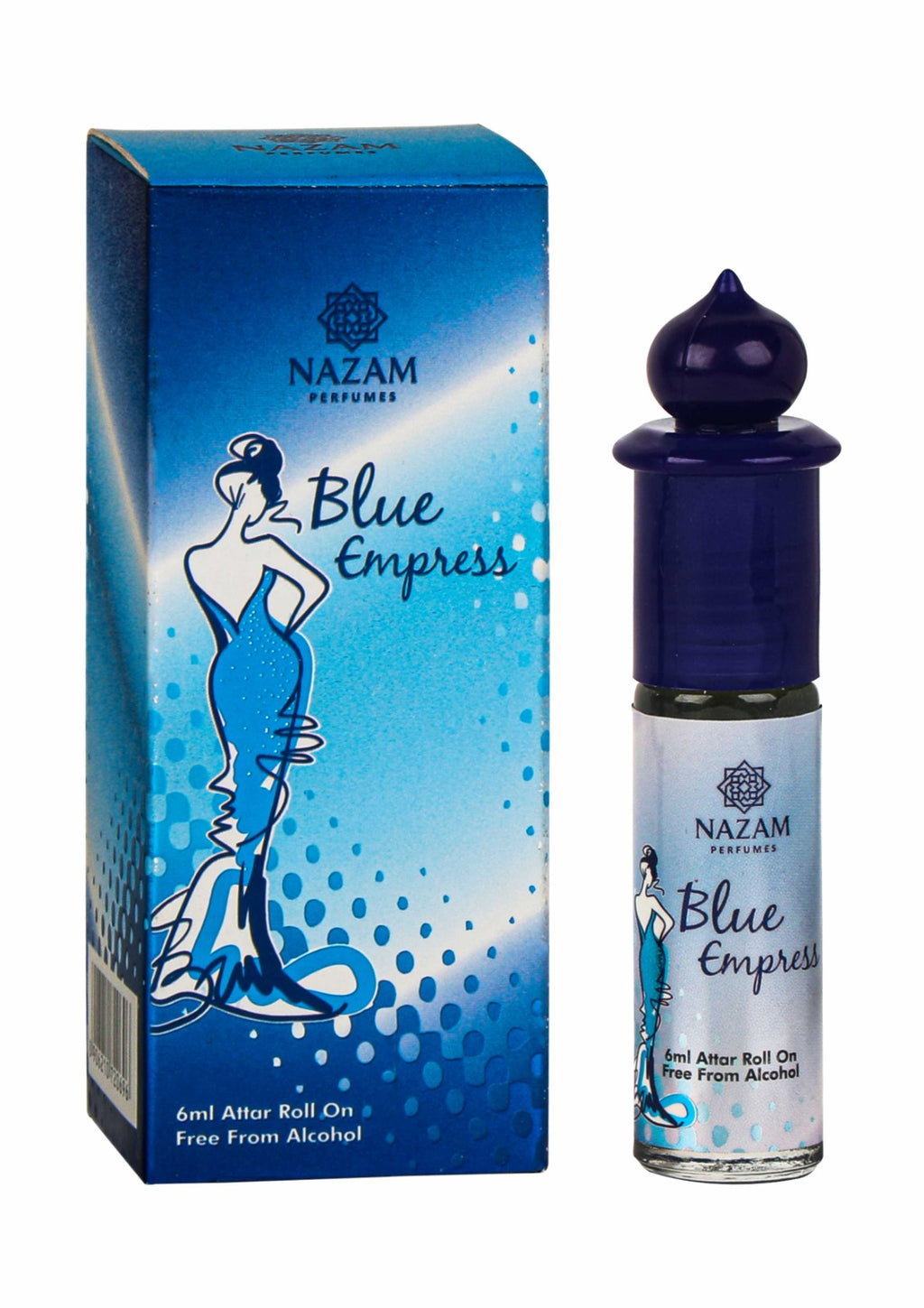 Nazam Perfumes Blue Empress Attar Roll On – 6ml