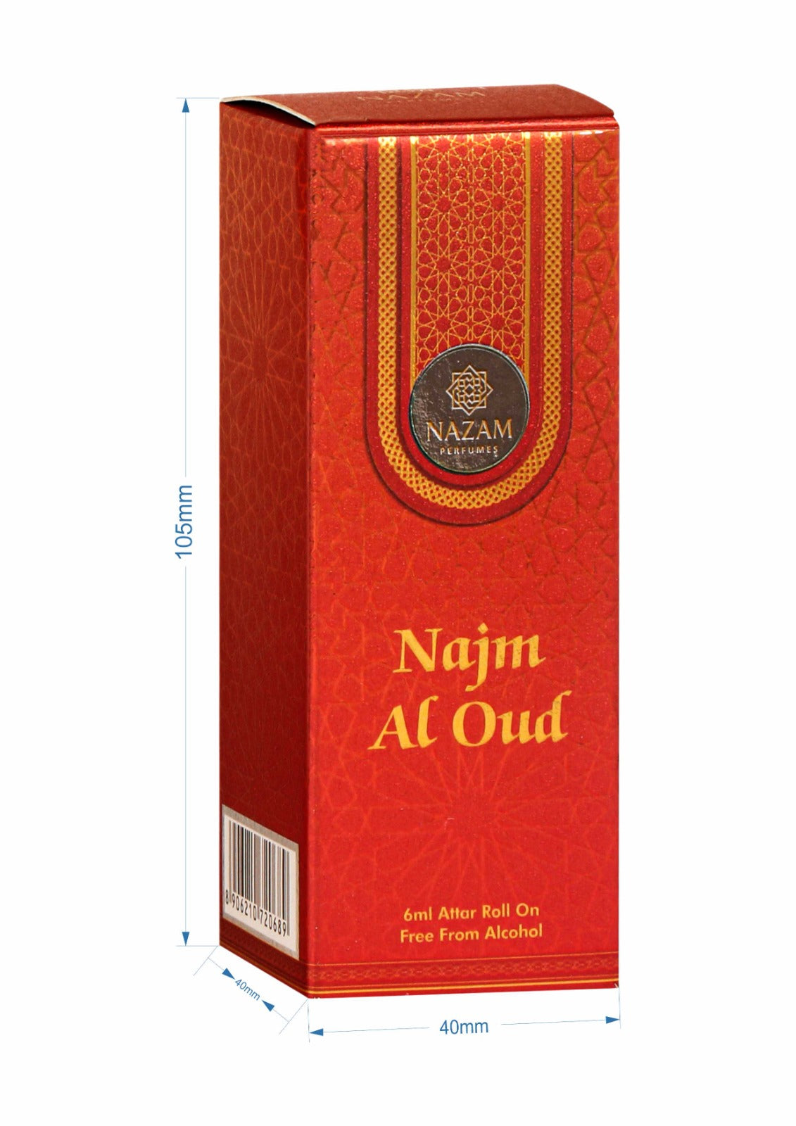 Nazam Perfumes Najm Al Oud Attar Roll On – 6ml