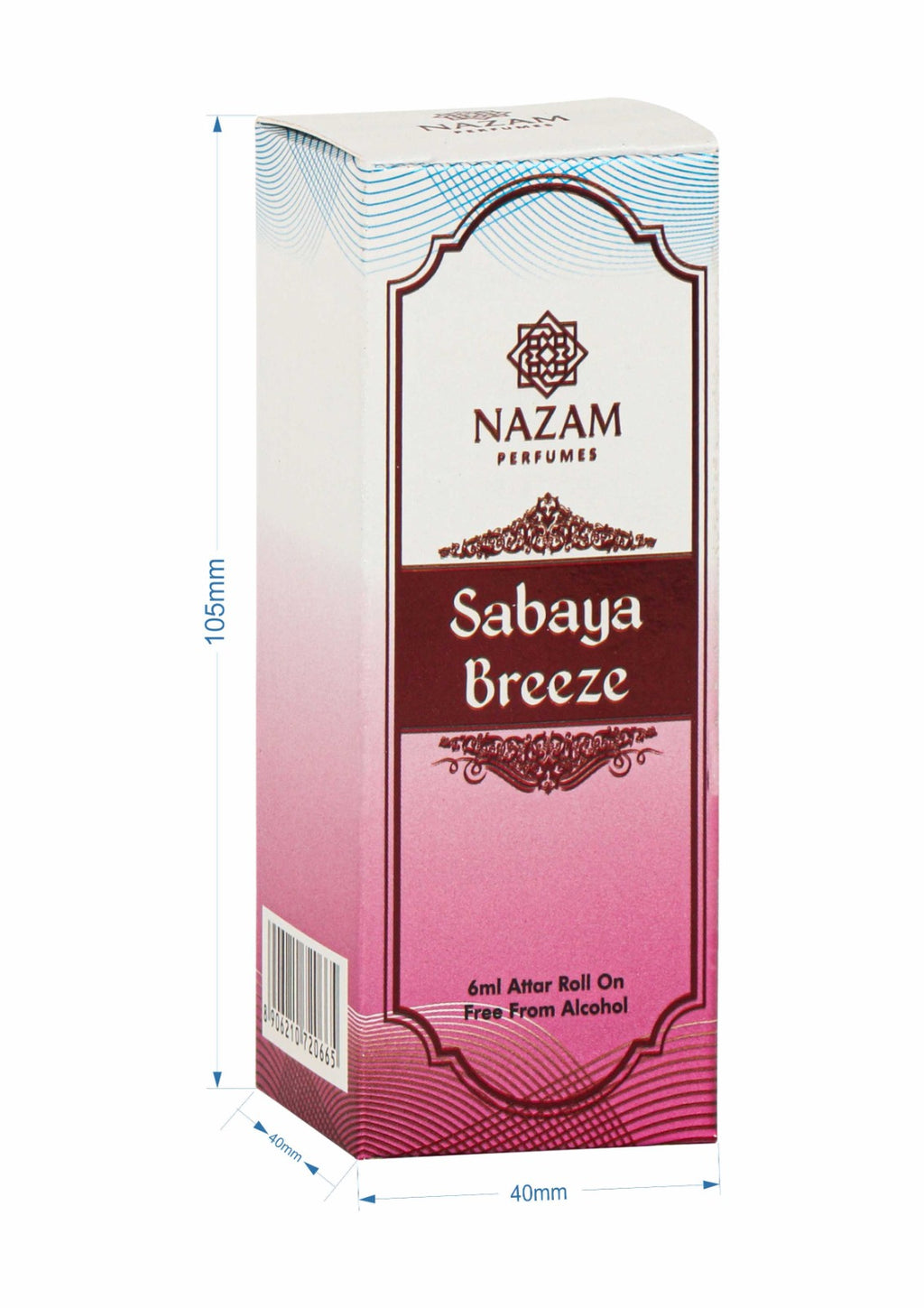 Nazam Perfumes Sabaya Breeze Attar Roll On – 6ml