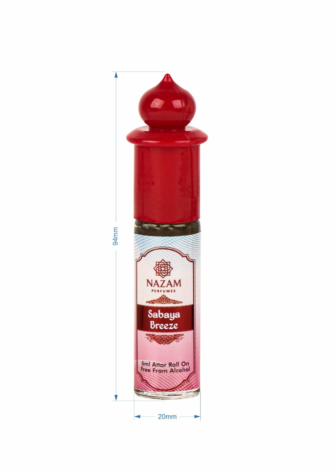 Nazam Perfumes Sabaya Breeze Attar Roll On – 6ml