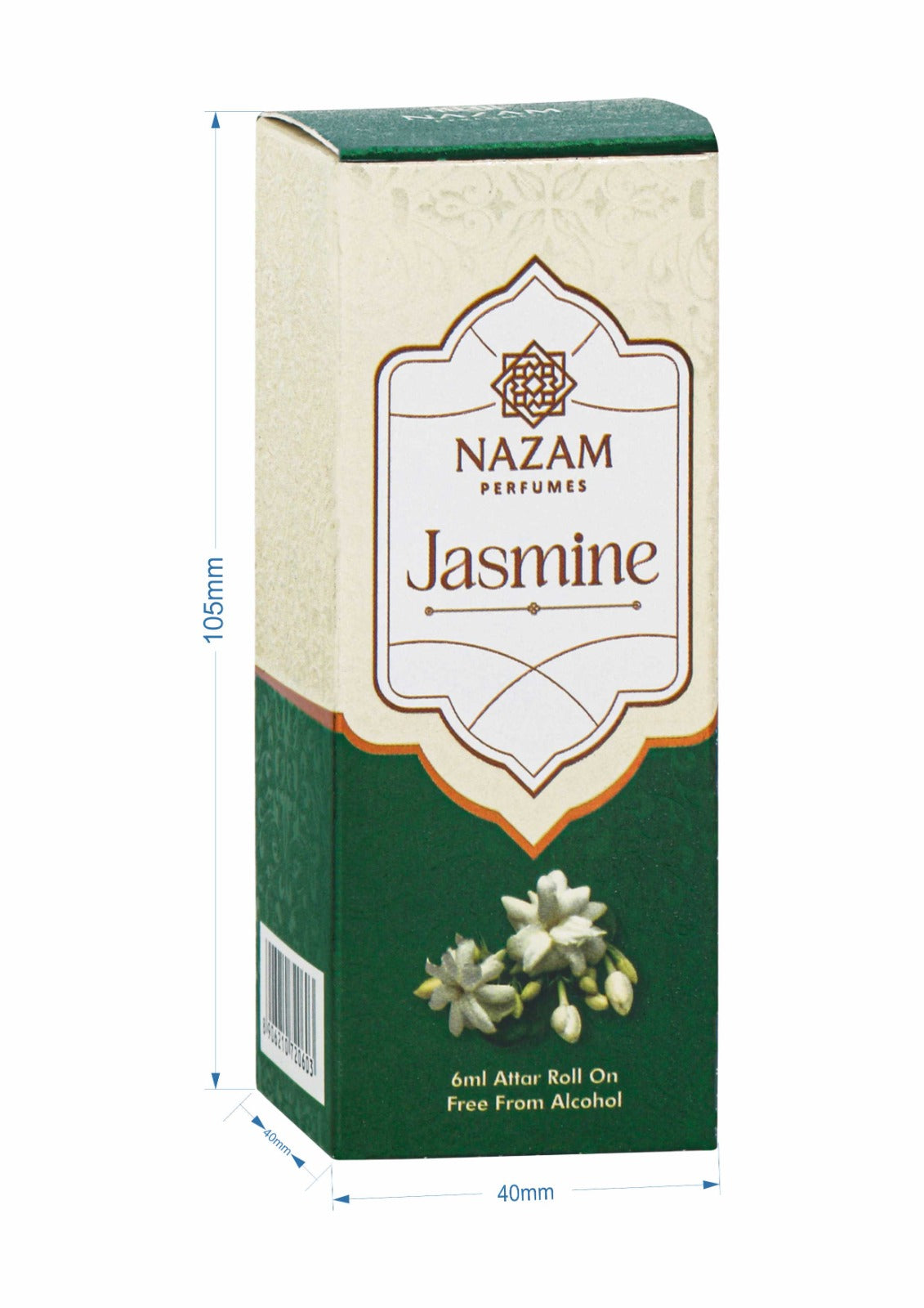 Nazam Perfumes Jasmine Attar Roll On – 6ml