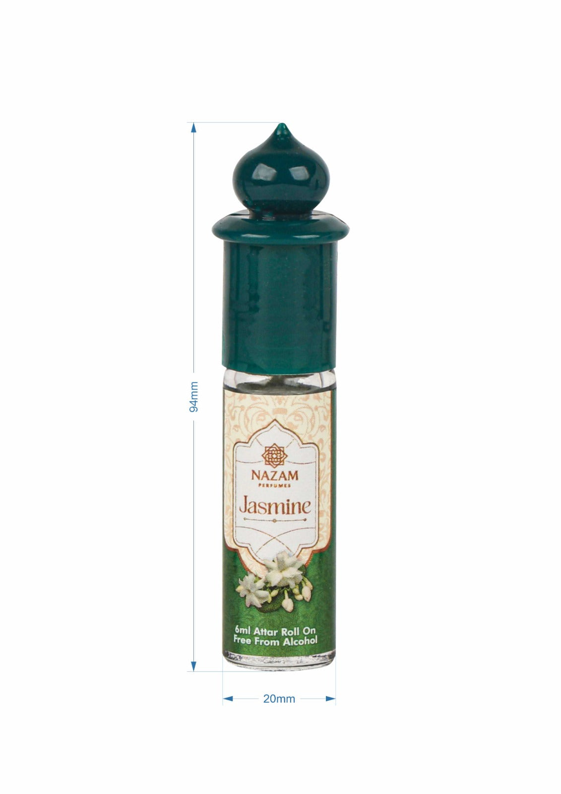 Nazam Perfumes Jasmine Attar Roll On – 6ml