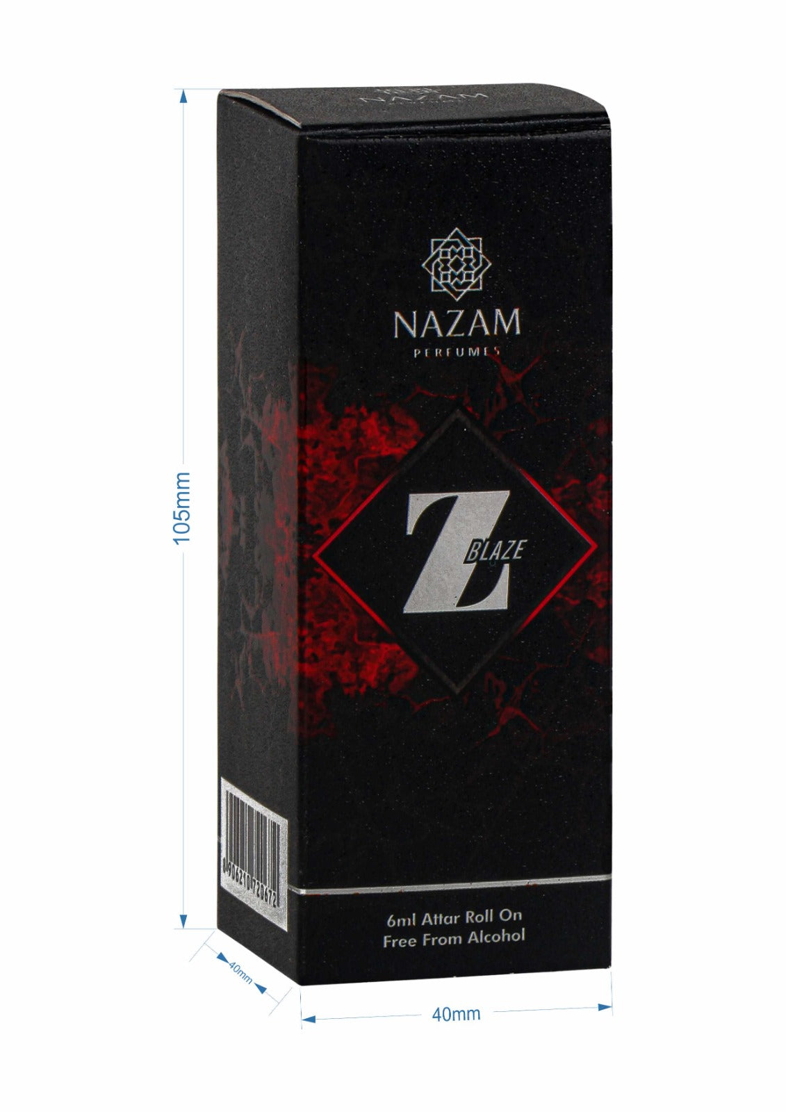 Nazam Perfumes Z Blaze Attar Roll On – 6ml