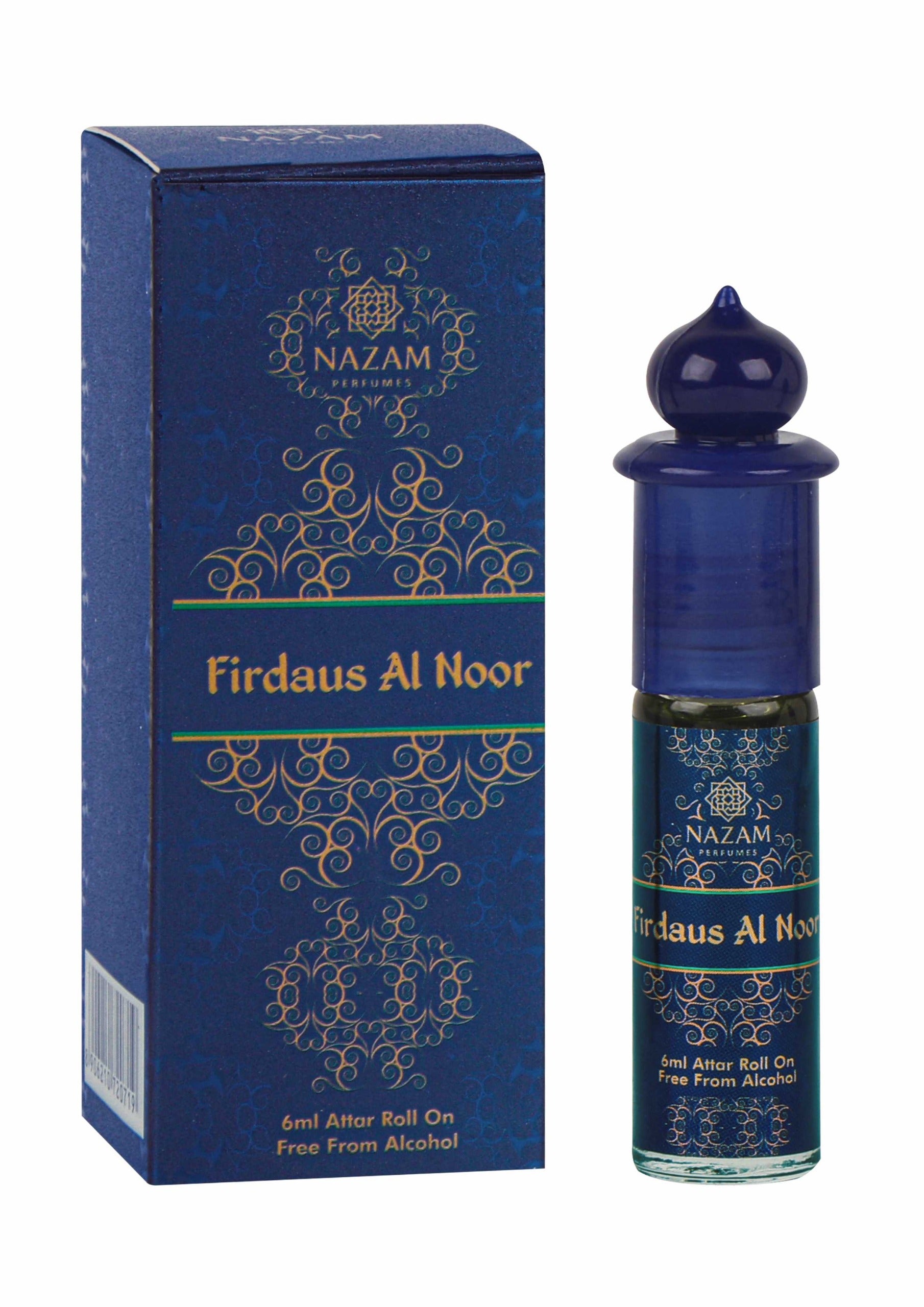 Nazam Perfumes Firdaus Al Noor Attar Roll On – 6ml