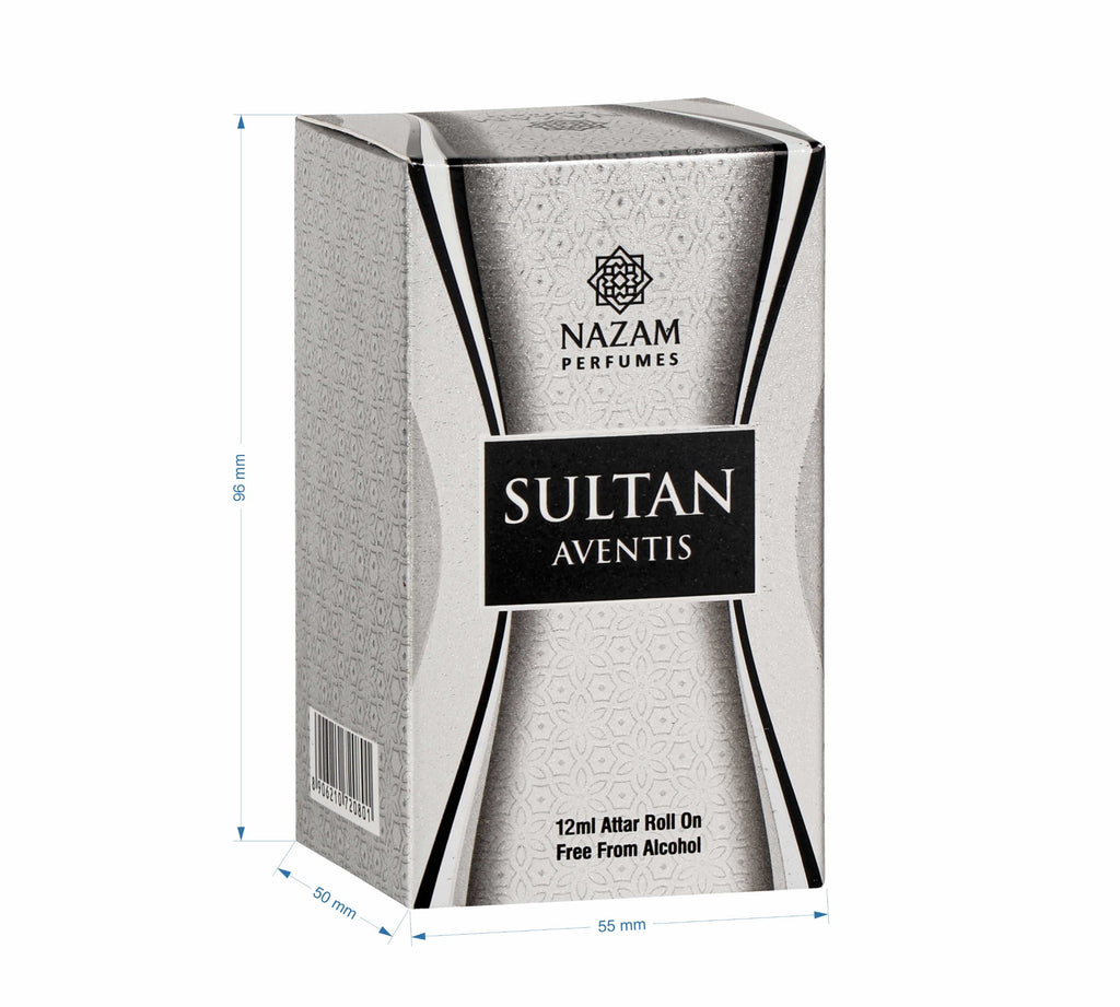 Nazam Perfumes Sultan Aventis Attar Roll On – 12ml