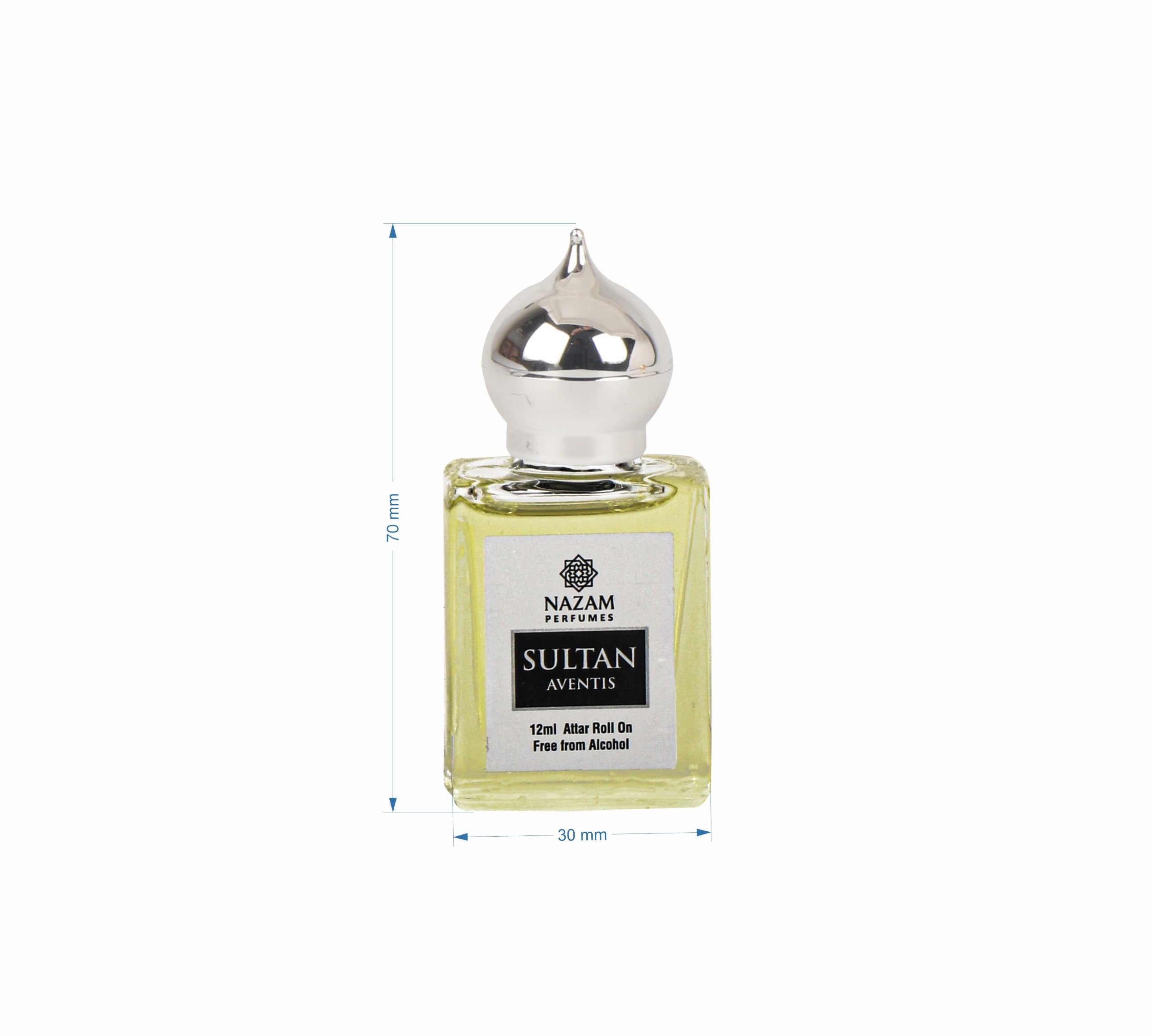 Nazam Perfumes Sultan Aventis Attar Roll On – 12ml