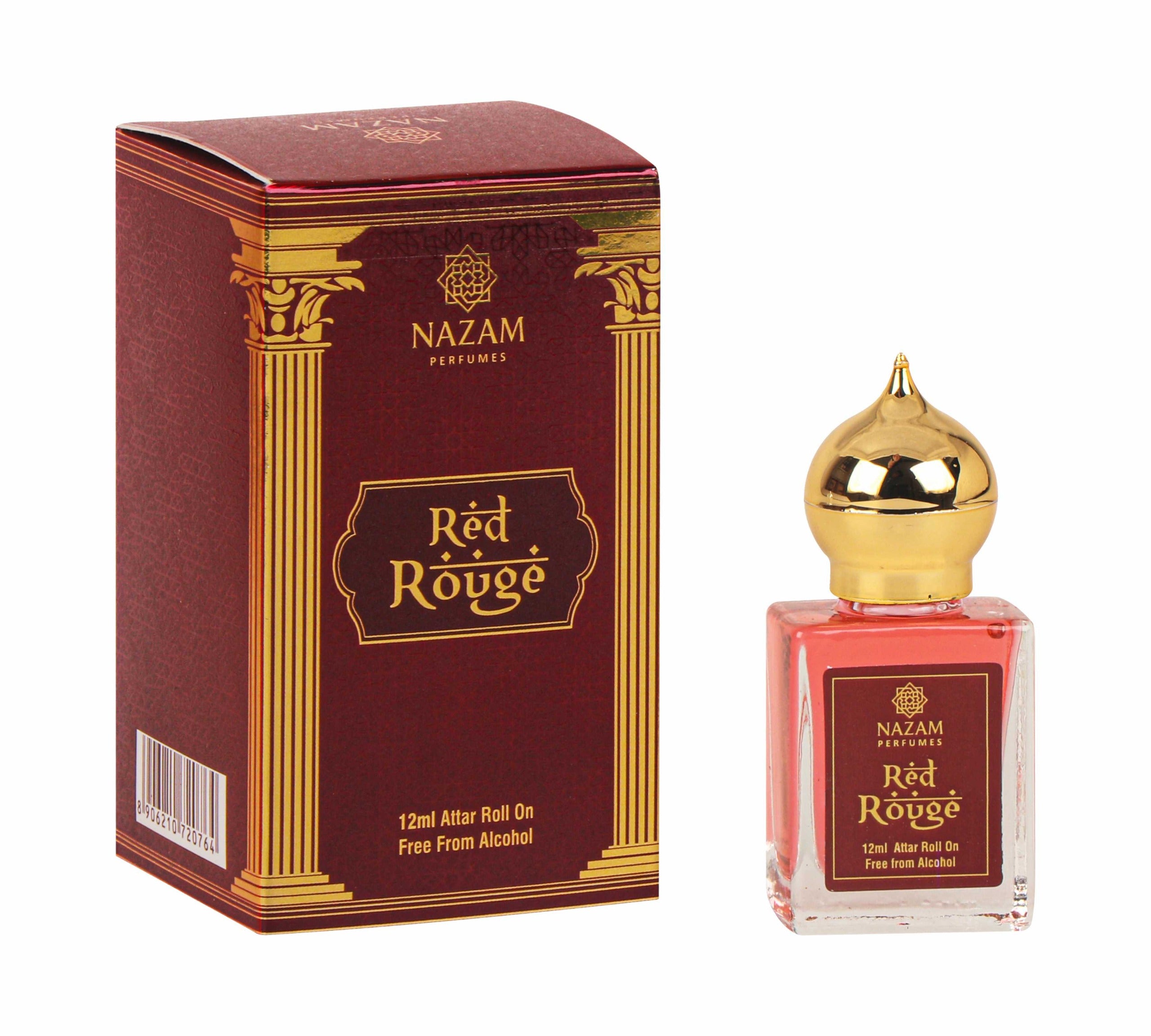 Nazam Perfumes Red Rouge Attar Roll On Unisex – 12ml