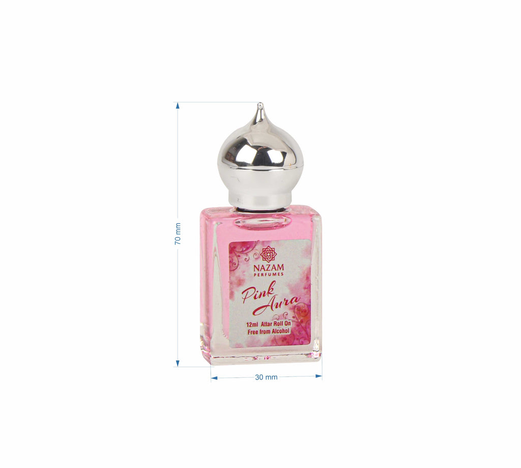 Nazam Perfumes Pink Aura Attar Roll On – 12ml