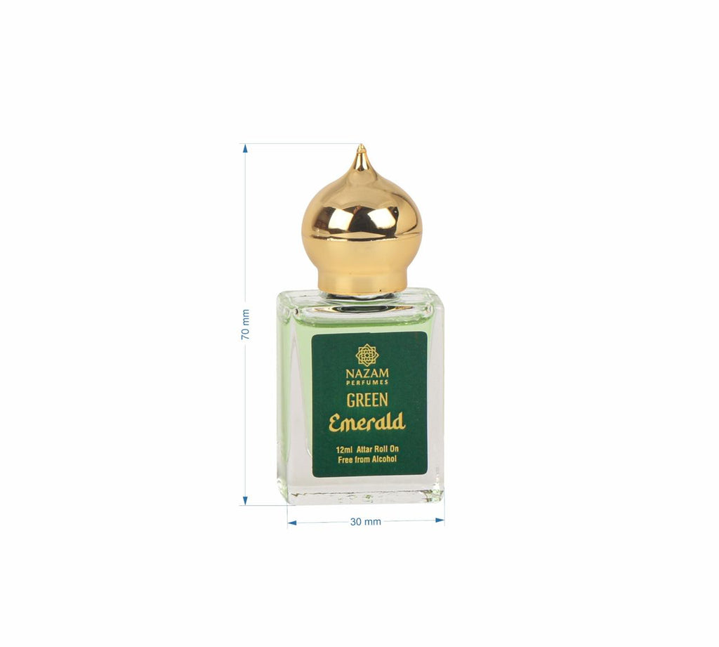 Nazam Perfumes Green Emerald Attar Roll On – 12ml