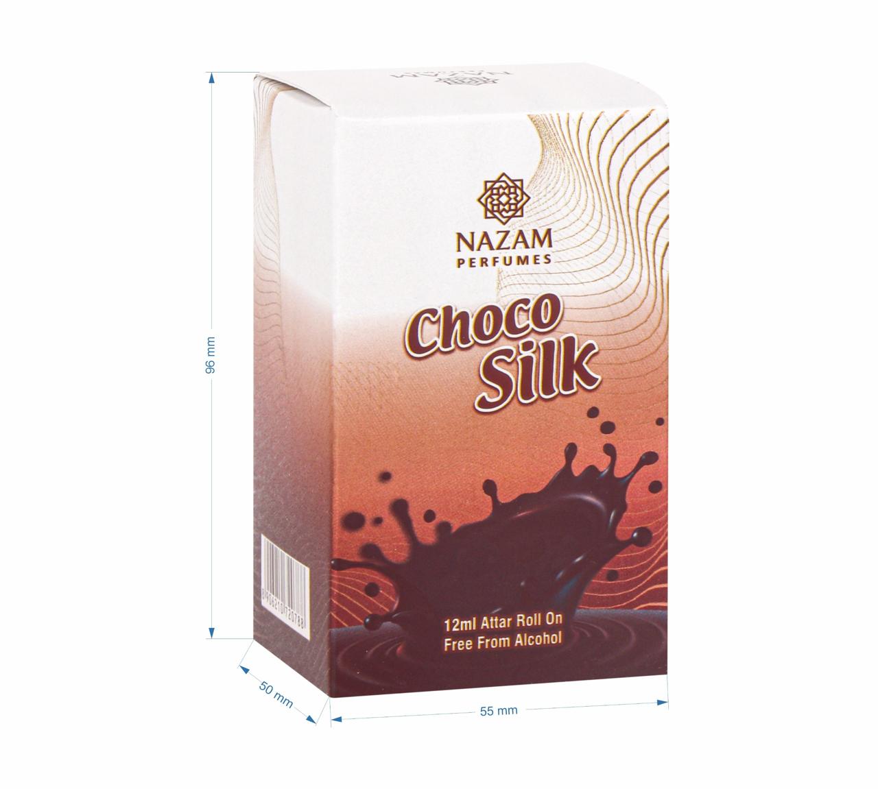 Nazam Perfumes Choco Silk Attar Roll On – 12ml