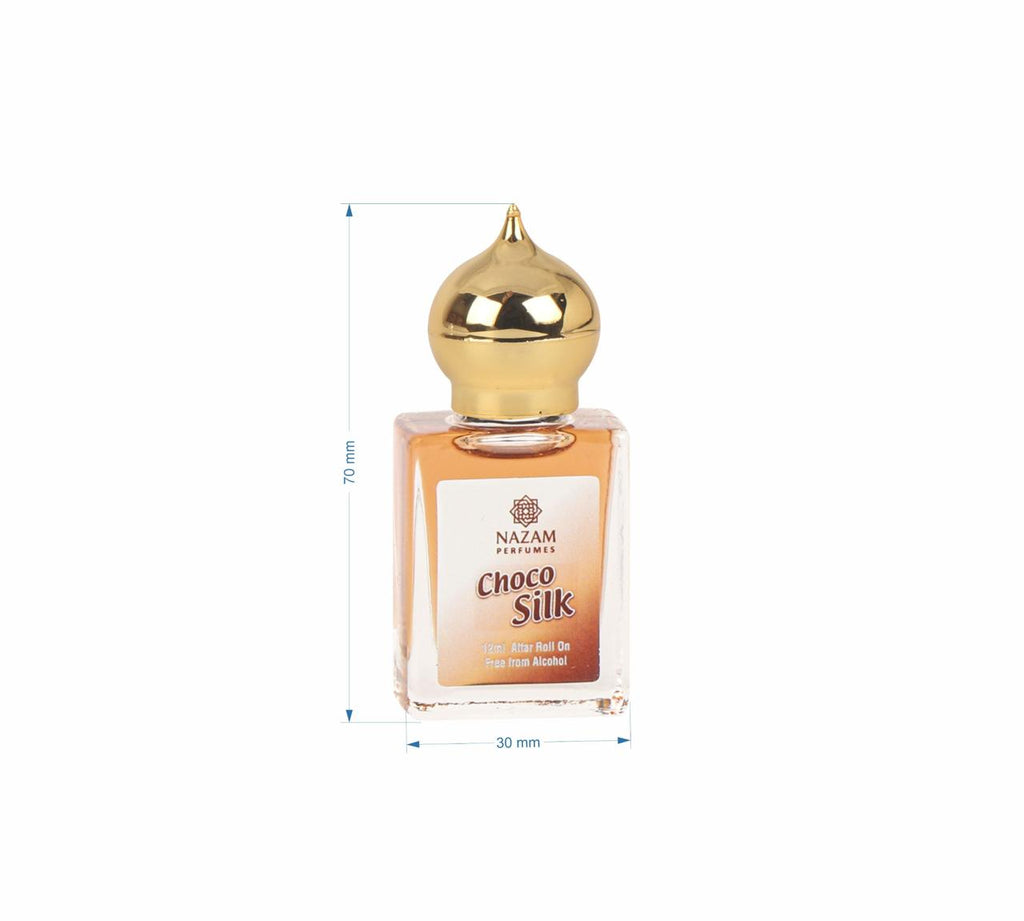 Nazam Perfumes Choco Silk Attar Roll On – 12ml