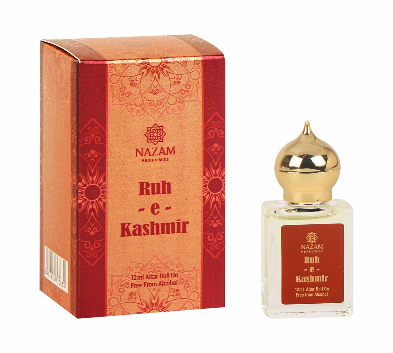 Nazam Perfumes Ruh-e-Kashmir Attar Roll On Unisex – 12ml