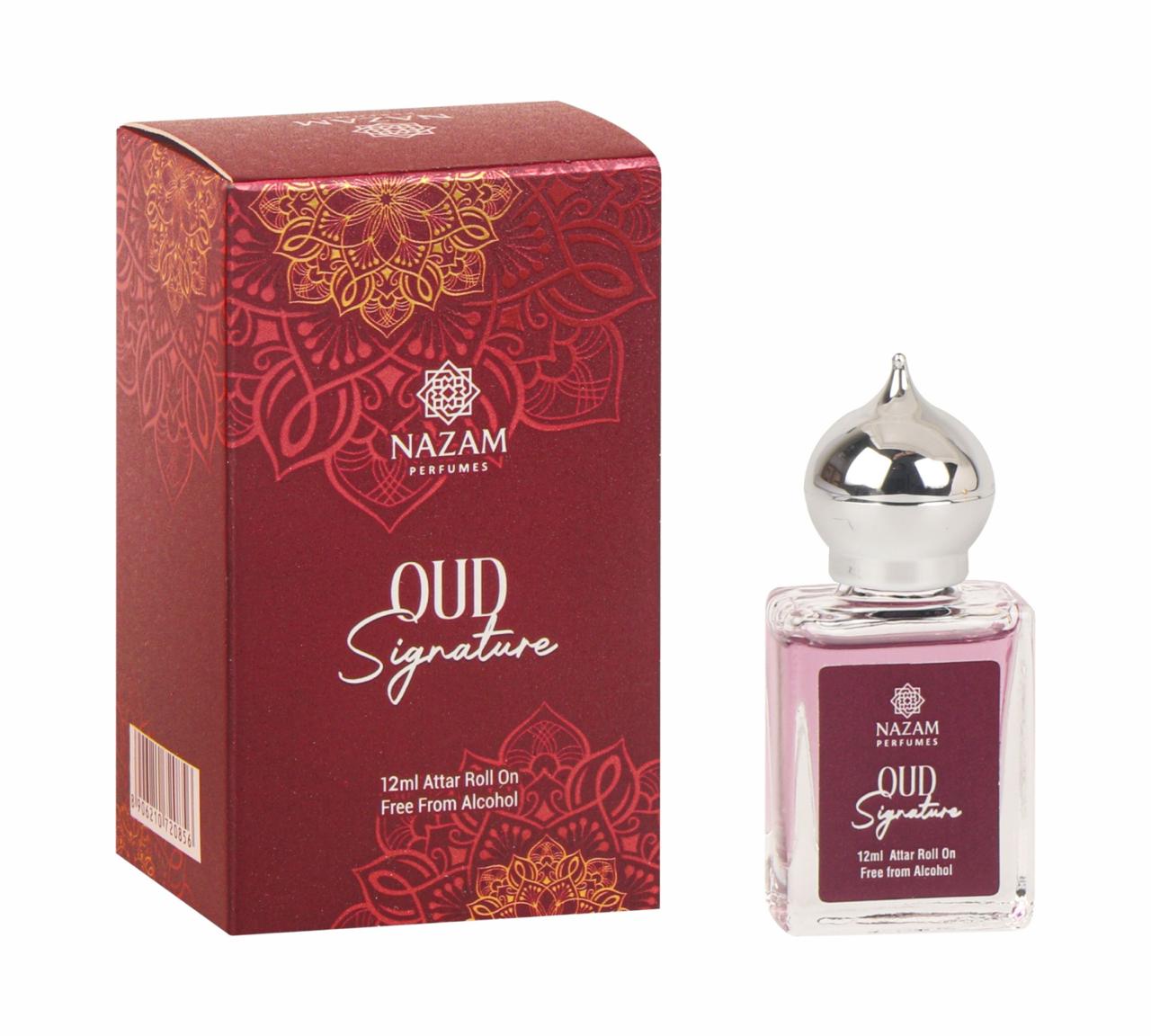 Nazam Perfumes Oud Signature Attar Roll On – 12ml