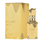 Lattafa Eclaire Banoffi Eau De Parfum 100ml unisex gourmand perfume bottle and box on shopacqua.com