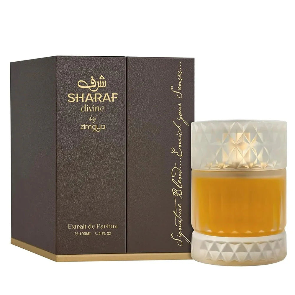 Zimaya Sharaf Divine Extrait De Parfum For Unisex – 100ml