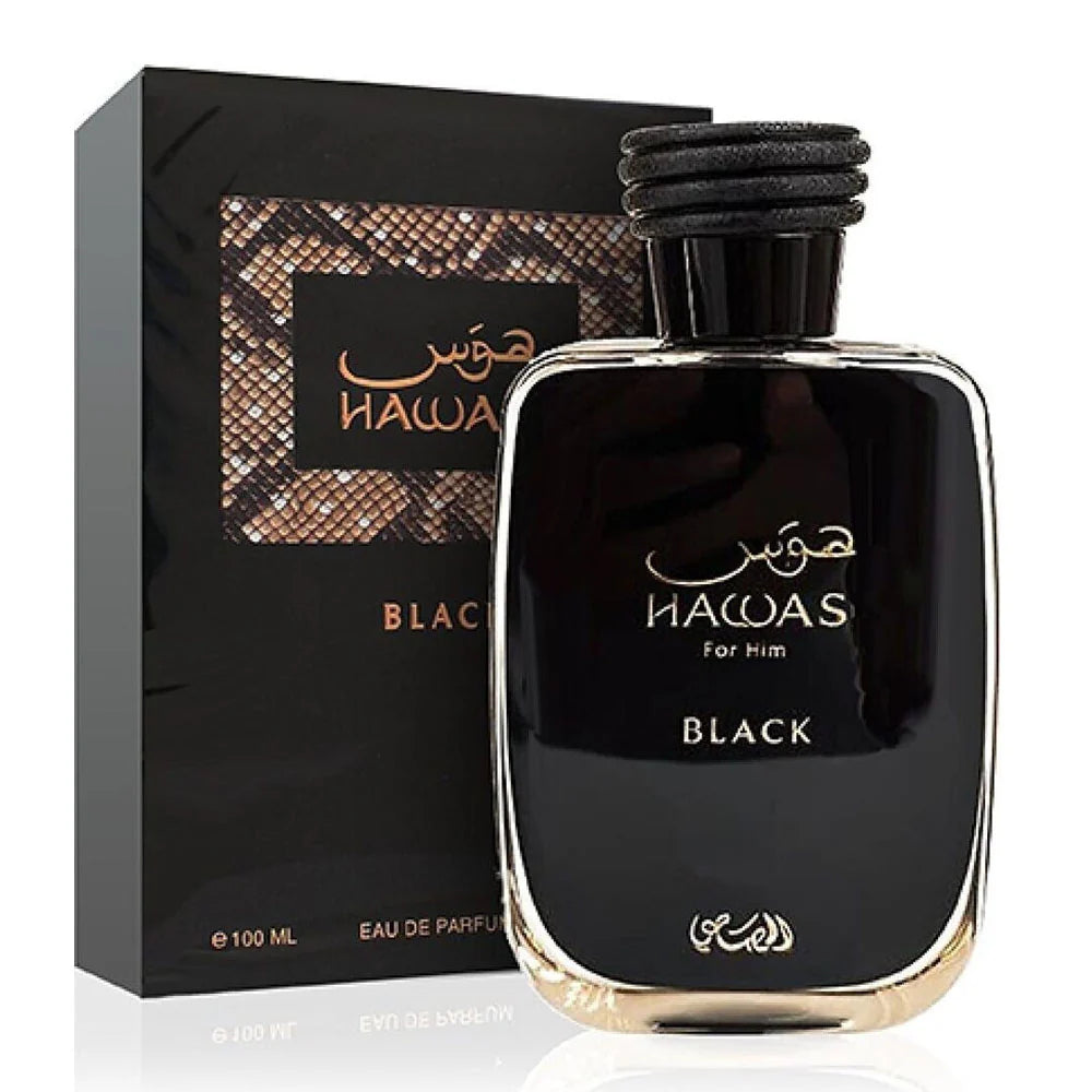 Rasasi Hawas Black Eau De Parfum For Men – 100ml