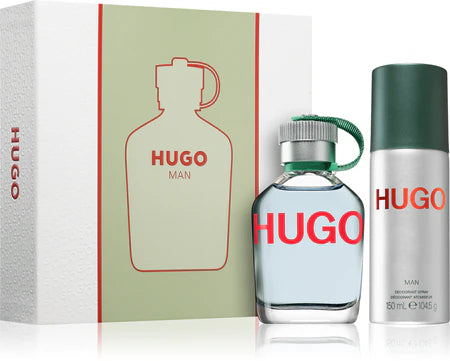 Hugo Boss HUGO Man Eau de Toilette For Men – Gift Set (75ml + 150ml)