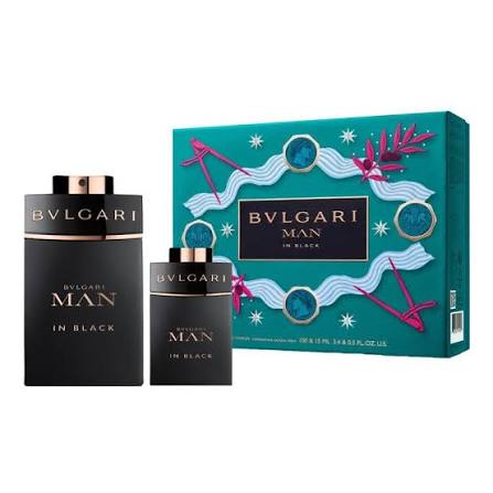 Bvlgari Man In Black Parfum Gift Set For Men – 100ml + 15ml
