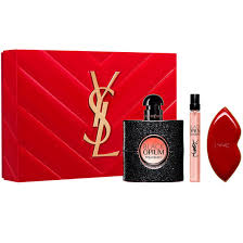 YSL Black Opium Eau De Parfum For Women – Gift Set (50ml + 10ml + Lips Mirror)
