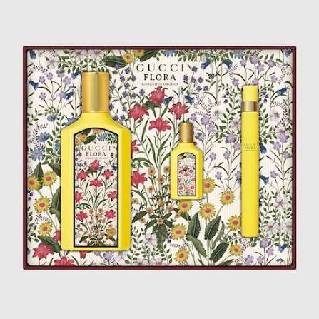 Gucci Flora Gorgeous Orchid Eau De Parfum Gift Set For Women – 100ml + 10ml + 5ml